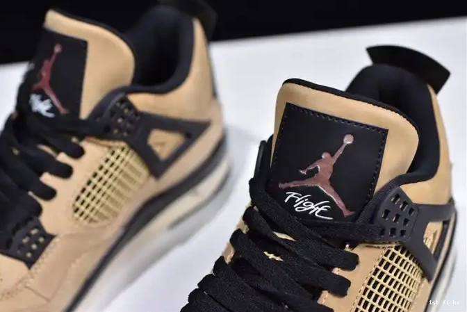 1st Kicks AQ9129-200 Air 4 Mushroom Jordan 0502